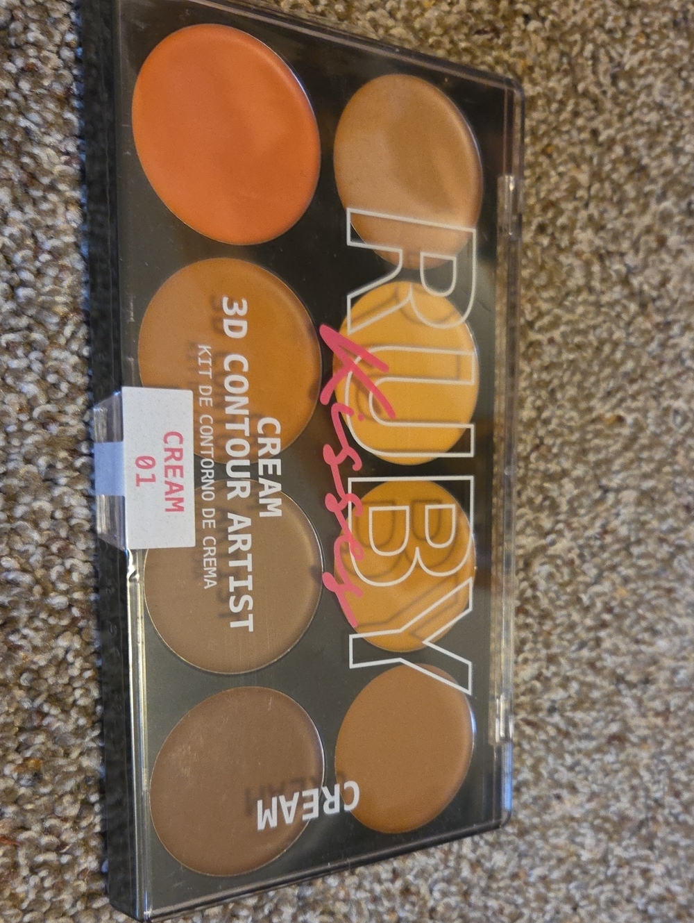 Ruby Rd. Cream 3D Contour Palette - Brown & Tan Shades